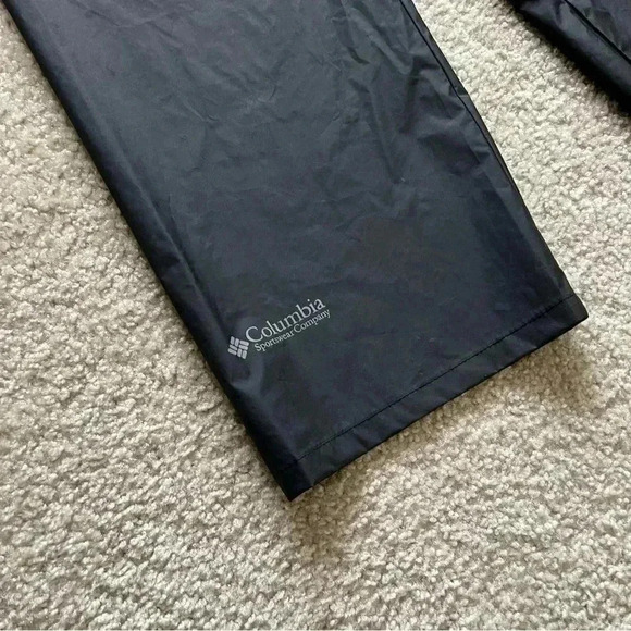 Columbia Rain Pants Men’s Size Large Black Button Pockets Outdoor - Picture 9 of 15